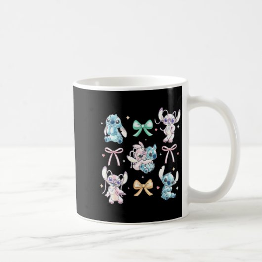Amp Angel Coquette Style Bows Valentines Day Kaffeetasse (Rechts)