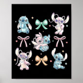 &amp; Angel Coquette Style Bows Valentine's Day  Poster (Vorne)