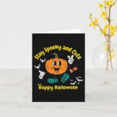 & Niedlich Halloween Pumpkin Karte (Gelbe Blume)
