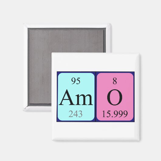 Amp Periodenmagnet Magnet (Vorderseite/Rückseite)