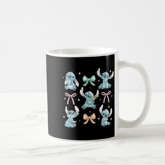 & Scrump Coquette Style Bows Valentine's Day Kaffeetasse (Rechts)