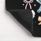 & Scrump Coquette Style Bows Valentine's Day Mousepad (Ecke)