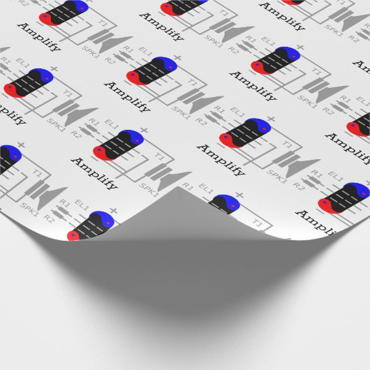 Amp Tube Geschenkpapier (Ecke)