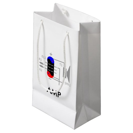 Amp Tube Kleine Geschenktüte (Vorderseite Schrägansicht)