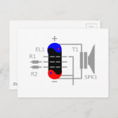 Amp Tube Postkarte (Vorne/Hinten)