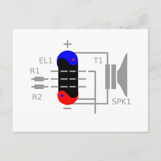 Amp Tube Postkarte (Vorderseite)
