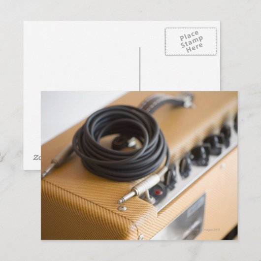 Amp und Kabel Postkarte (Vorne/Hinten)