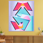 Ampamstract  leinwanddruck (Insitu (Wohnzimmer))