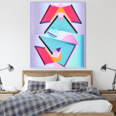 Ampamstract  leinwanddruck (Insitu (Schlafzimmer))