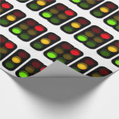 Ampel-Entwurf Geschenkpapier (Ecke)