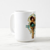 Ampel-Flüsterer T-Shirt Kaffeetasse (Vorderseite Links)