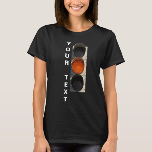 Ampel - Gelb schwarz T-Shirt (Vorderseite)