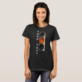 Ampel - Gelb schwarz T-Shirt (Vorne ganz)