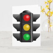 Ampel-Gruß-Karten Karte (Gelbe Blume)