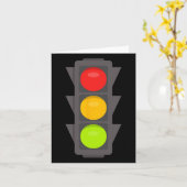 Ampel Halloween Kostüm Stopp Go Rot Gelb Karte (Gelbe Blume)