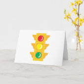 Ampel Karte (Gelbe Blume)