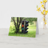 Ampel Karte (Gelbe Blume)