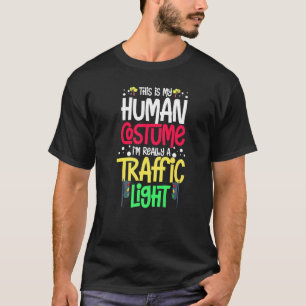 Ampel mit Schild rot-gelber Stopp-Ampel T-Shirt