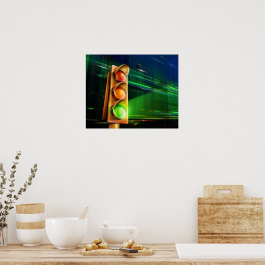 Ampel - poster (Küche)