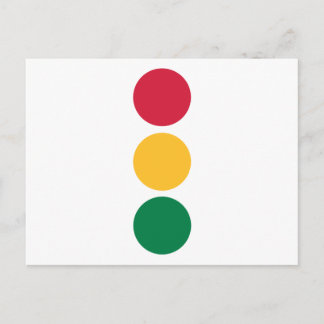 Ampel Postkarte