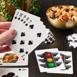 Ampel Rot Gelb Grün Signal Spielkarten