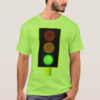 Ampel-Shirt der Männer grünes