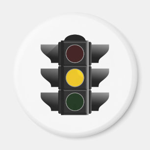 Ampel traffic light gelb yellow magnet
