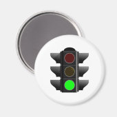 Ampel traffic light grün green magnet (Vorderseite/Rückseite)