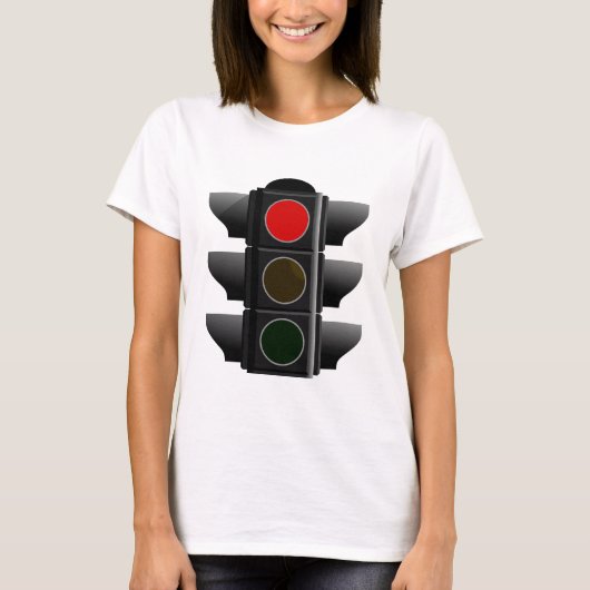 Ampel traffic light rot red T-Shirt (Vorderseite)