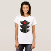Ampel traffic light rot red T-Shirt (Vorne ganz)