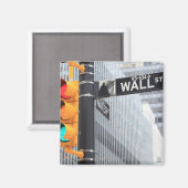 Ampel und Wall Street-Zeichen Magnet (Vorderseite/Rückseite)