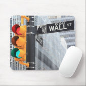 Ampel und Wall Street-Zeichen Mousepad (Mit Mouse)