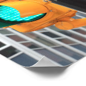 Ampel und Wall Street-Zeichen Poster (Ecke)