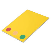 Ampelfarben des Verkehrs Notizblock (angewinkelt)