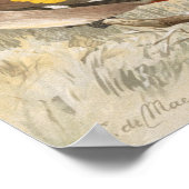 Ampelis garrulus von Johann Friedrich Naumann Poster (Ecke)