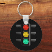 Ampelleuchte Rot Gelb Grün Schlüsselanhänger (Vorderseite)