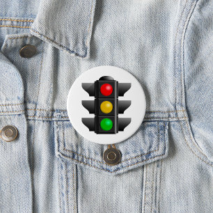Ampelleuchten Rot-Gelb-Grün-Signal Button