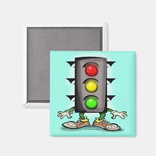 Ampelmagnet Magnet (Vorderseite/Rückseite)