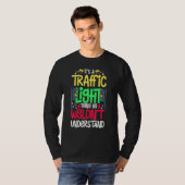 Ampelsignal Grün Gelb Rot Stop Ampel T-Shirt (Vorne ganz)