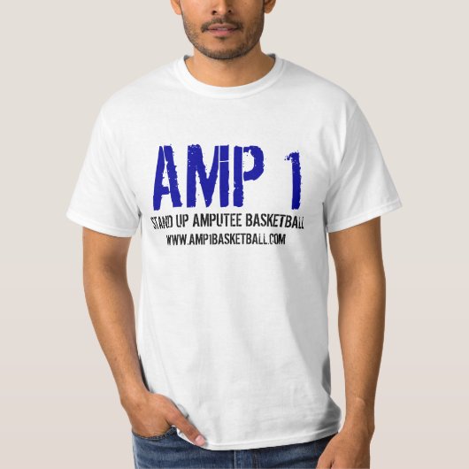 Ampere 1 stehen oben Amputiert-Basketball-Shirt T-Shirt (Vorderseite)