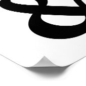 Ampersand 8" x 10" Poster (Ecke)