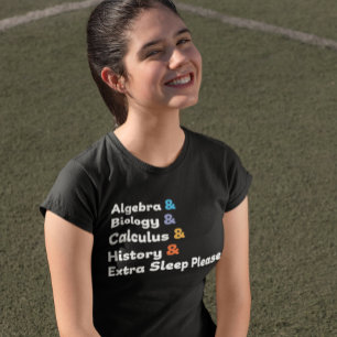 Ampersand Algebra Biologie Funny Zurück zur Sc T-Shirt