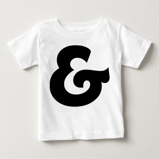 Ampersand Baby T-shirt (Vorderseite)