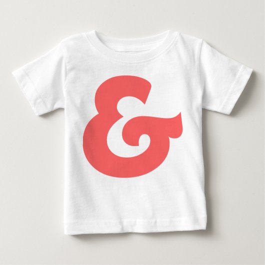 Ampersand Baby T-shirt (Vorderseite)
