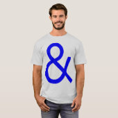Ampersand - Blau am Licht T-Shirt (Vorne ganz)