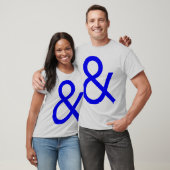 Ampersand - Blau am Licht T-Shirt (Unisex)