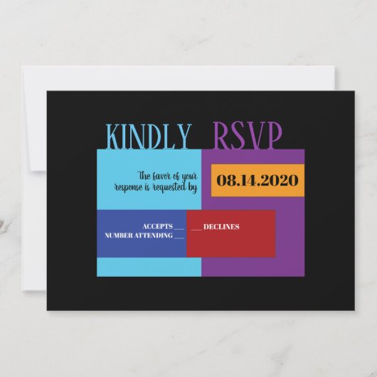 AMPERSAND B'NAI MITZVAH Bar Bat Mitzvah RepKarte Einladung (Vorderseite)