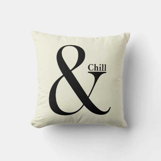 Ampersand Chill Kissen (Vorderseite)