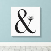 Ampersand Chill Leinwanddruck (Insitu (Holzboden))