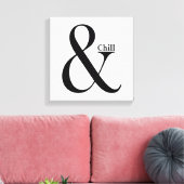 Ampersand Chill Leinwanddruck (Insitu (Wohnzimmer))